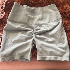 Alphalete Women's Gray Bike Shorts